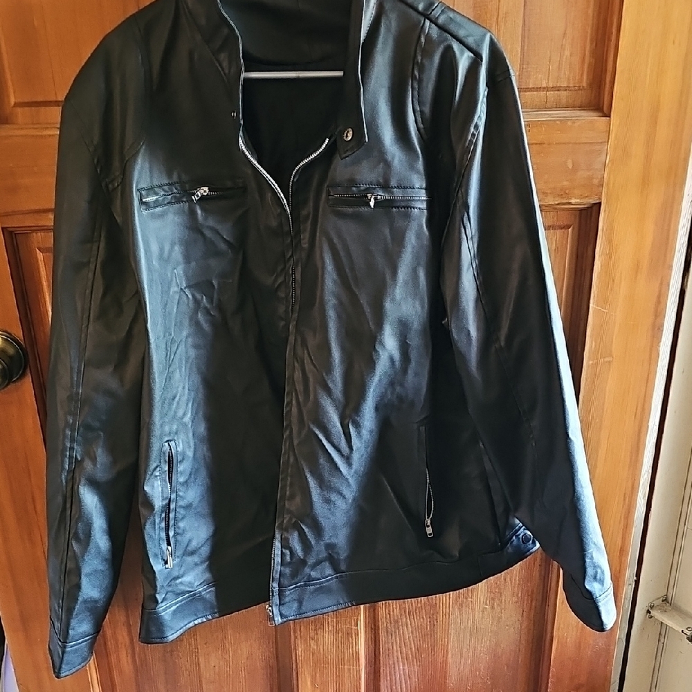 Source Unknown Black Lightweight Shirt Jacket - image 1